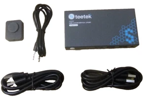 KVM Switch 2 Port HDMI, 4K@60Hz KVM Switch 1 Monitors 2 Computers USB3.0 4K60Hz - Picture 1 of 13