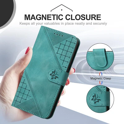 Magnetic Shockproof Card Wallet Wristlet Phone Case For OnePlus 8 Pro Ace 5U 13 - Image 1 of 4