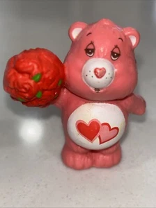 1984 Care Bears Love A Lot Bear PVC Figure - Picture 1 of 6
