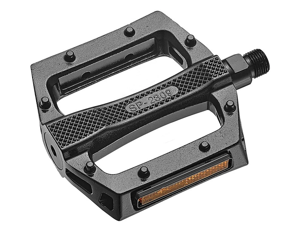 Pedale Marwi Union SP-2309 Plattform Fahrradpedale ALU Nadellager 9/16" schwarz