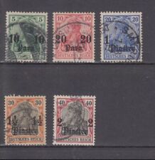 DAP Deutsche Post in der Türkei: Lot aus Mi-Nr. 36 - 41 , Briefmarken gestemp. 2
