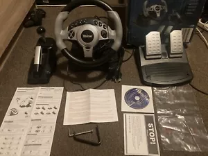 Tevion Steering Wheel | Pedals,  Shifter & Handbrake | PC, PS2, GAMECUBE, OGXBOX - Picture 1 of 5