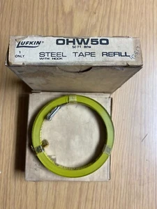 Lufkin 3/8 Zoll x 50 Fuß Bandmine - gelb - für HW50 Home Shop Band - OHW50 - NOS - Bild 1 von 4