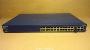 NETGEAR FS728TP V2H1 ProSafe - 24 Port 10/100 PoE + 2x SFP + 4x Gigabit Switch - Picture 1 of 3