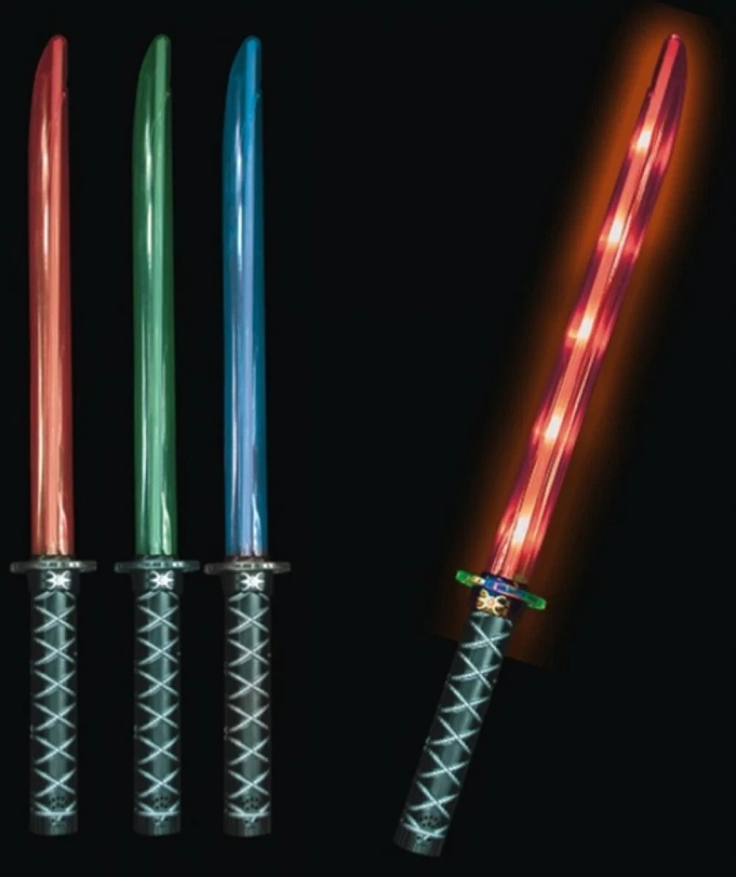 Ninja Leuchtschwert Laserschwert mit Sound 1 Stück farblich sortiert NEU - Bild 1 von 1