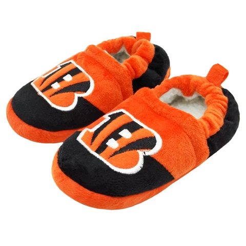 Cincinnati Bengals NFL Boys Colorblock Slide Slippers, Size Small (8/9), NWT Cover