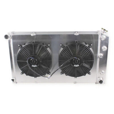 3 Row Radiator Fan+Shroud For 1970 1973 1980 Buick Estate Wagon Base V8 5.7L - Image 1 of 4