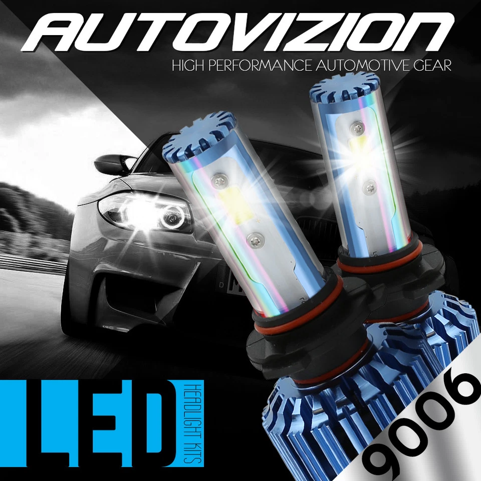 AUTOVIZION LED HID Headlight Conversion kit 9006 6000K for 1988-1992 BMW 735iL - Image 1 of 4