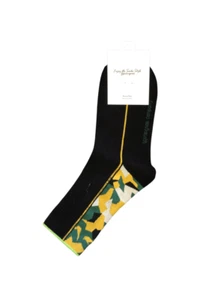 Camo Adult Crew Socks - Black - Picture 1 of 1
