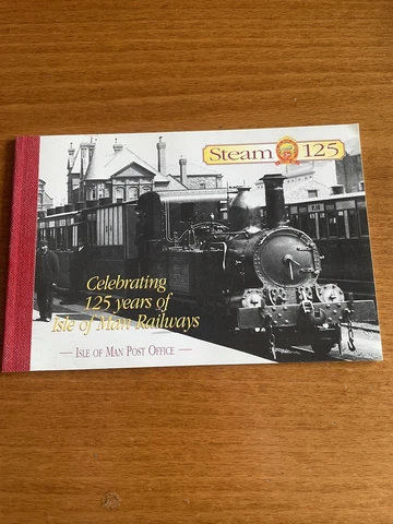 Sc #785 Booklet - Isle of Man - Steam Locomotive - 1998 - MNH 125 Years of Rail Cover