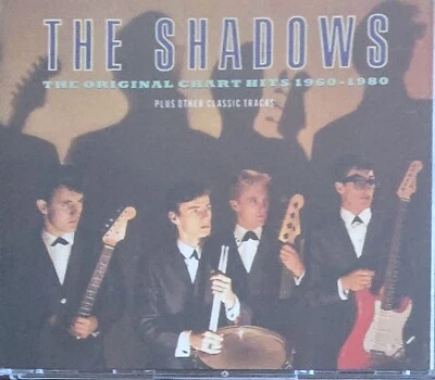 " THE ORIGINAL CHART HITS 1960-1980  " BY THE SHADOWS    EMI EDITION 2CD  FATBOX - Image 1 of 4