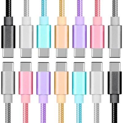 7 inch Short USB-C to USB-A Fast Charging Cable Quick Charger Type C Sync Cord - Image 1 of 4