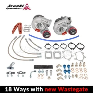 Kit de turbina doble Arashi atornillado TD05H 18 G para Nissan Skyline GT-R RB26DETT - Imagen 1 de 8