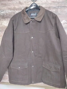 Cowboy Hardware Men's Dark Chocolate Ranch Coat Size XXL - Picture 1 of 8