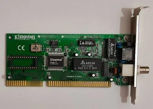 Tarjeta de red Kingston KNE2021LC ISA (EtheRX LC, BNC, RJ45, retro, 1996) - Imagen 1 de 4