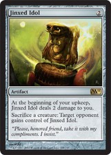 Jinxed Idol - Foil ~ Moderately Played Magic 2011 M11 MTG Magic UltimateMTG Arti