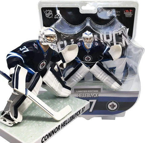 Connor Hellebuyck Winnipeg Jets 2020-21 Imports Dragon 6" Player Figure NHL Cover