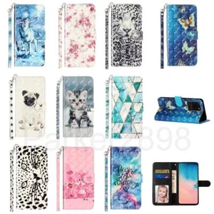 Case for Samsung A23 A14 A04 A04S A73 A53 A33 Pattern Leather Wallet Flip Cover - Picture 1 of 32