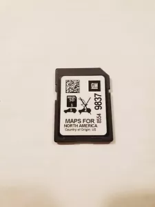 2018-2024 CHEVY GMC CADILLAC NAVIGATION SD CARD 8554 9837 FACTORY GM PRODUCT - Picture 1 of 2