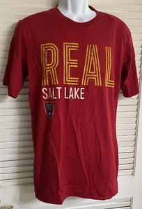 Camiseta para hombre Adidas MLS Real Salt Lake, mediana, 100 % algodón - Imagen 1 de 4