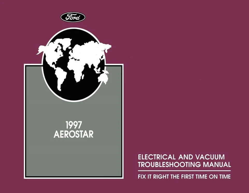 Ford Aerostar 1997 aspiradora eléctrica manual de servicio de solución de problemas Foto 1 de 1