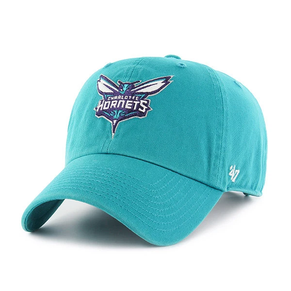 Charlotte Hornets 47 BRAND Clean up Hat Adjustable Cap Neptune
