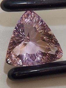 Loupe clean Ametrine gemstone - faceted natural Trystine quartz 17.00 CTS - Picture 1 of 13