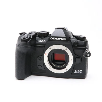 Olympus OM-D E-M1 Mark III Black Mirrorless Camera Body -Near Mint- #422 - Image 1 of 4