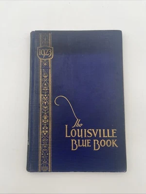1923 Louisville Blue Book Social Register / Clubs & Organizations  - Image 1 of 4