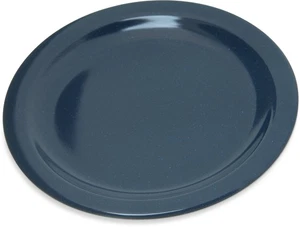 Dallas Ware Reusable Plastic Plate Salad Plate with Rim for Buffets, Home, an... - Picture 1 of 9