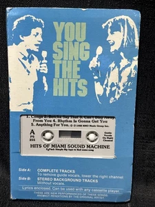 You Sing The Hits Sing With The Band  Cassette Tape Miami Sound Machine Estefan - Picture 1 of 24
