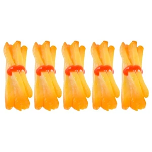 5 Pcs Simulation French Fries Model Child Fry Models Pretend Play Food - Picture 1 of 8