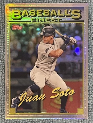2024 Finest Juan Soto What If... 1993 Finest Prototypes Refractors #93-9 - Image 1 of 2