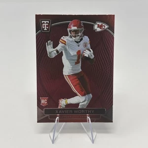 Xavier Worthy RC Red Platinum 227/249 Totally Certified #175 Color Match Rookie - Picture 1 of 6