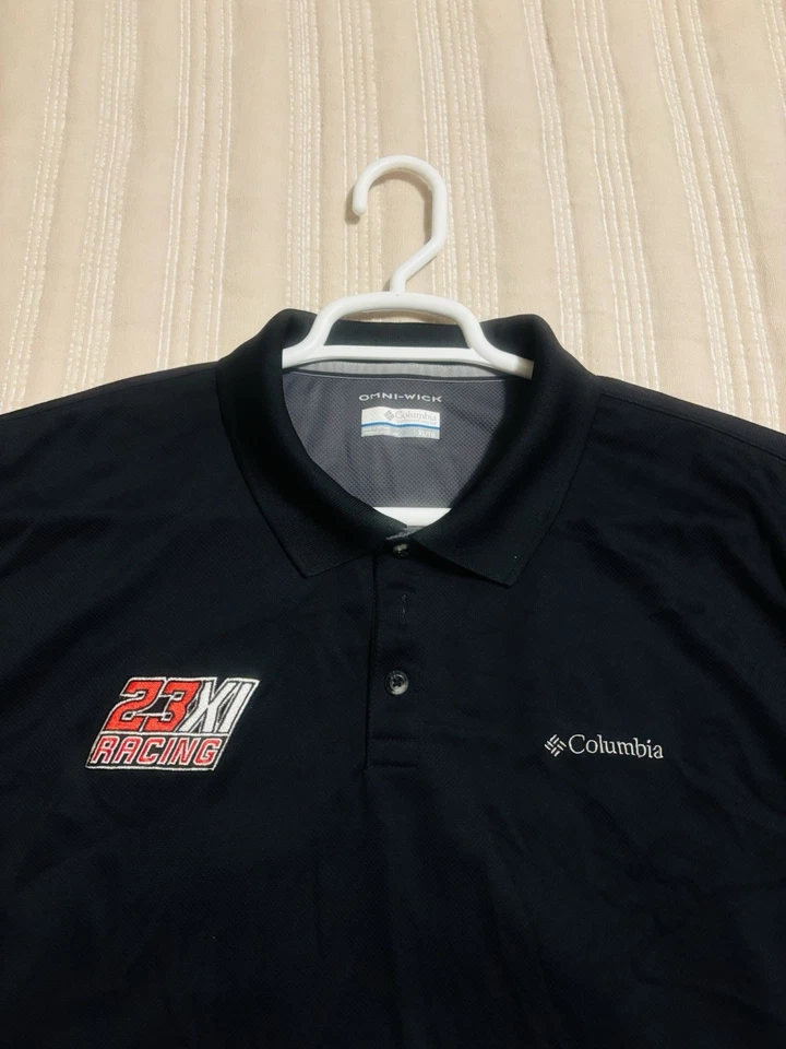 Camisa polo Jordan 2311 para hombre XL Columbia 23XI Nascar Racing Team emitida Pit Crew Foto 1 de 4