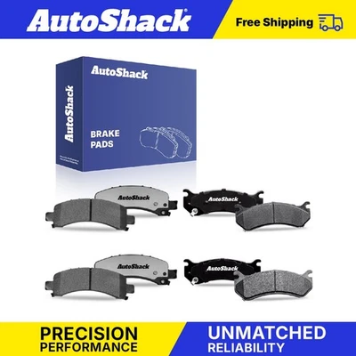 Front Rear Ceramic Brake Pad Set for 2003-2008 Chevrolet Express 1500 - Image 1 of 4