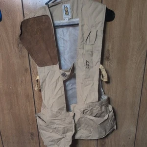 VTG BOB ALLEN GUN CLUB HUNTING VEST OUTDOOR SPORTSWEAR SZ M KHAKI - Picture 1 of 6