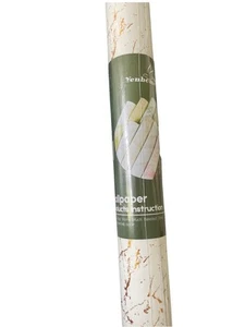 Peel & Stick Gold Marble Contact Paper 30”x118 Countertops Adhesive Waterproof - Picture 1 of 3