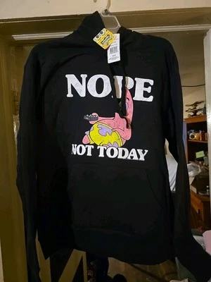  SpongeBob Size Medium New M New With TAGS black Hoodie - Image 1 of 4