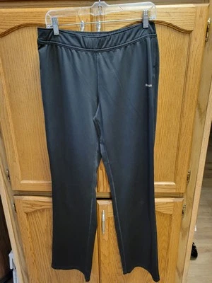 Black Yoga Pants By REEBOK Sz Lrg. Very Clean Condition - Image 1 of 4