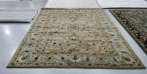 BEIGE / LIGHT BLUE 7'-6" X 9'-6" Damaged Rug, Reduced Price 1172712871 CL387A-8 - Picture 1 of 4
