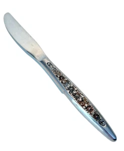 1 pz EHP Ekco coltello da tavola modello NICOLE floreale inox Giappone non seghettato - Foto 1 di 5