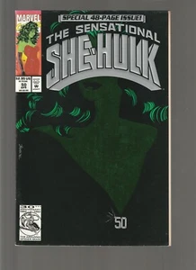 SENSATIONAL SHE-HULK #50 MARVEL COMICS GREEN FOIL EMBOSSED COVER - Picture 1 of 1