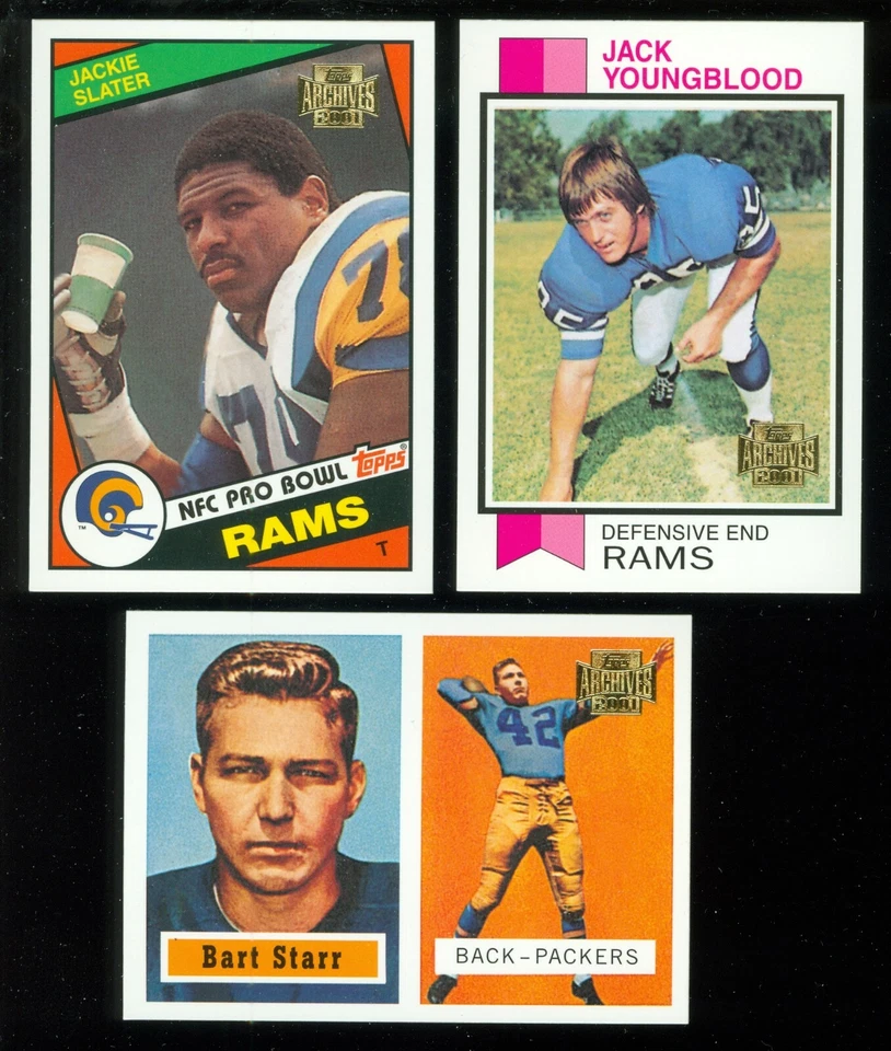 2001 Topps Archives REPRINT NFL FOOTBALL 1 TO 178 SEE LIST - Image 1 of 1