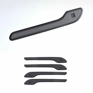 Matt Black Exterior Side Door Handle Cover Trim Fit For Tesla Model 3 2017-21 - Picture 1 of 8