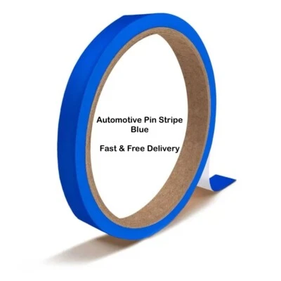 Rollo de cinta de llanta de rueda a rayas azules Triumph Tiger 1200 Speed 400 5 mm a rayas Foto 1 de 4