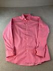 Eton Contemporary Shirt Size 42 16 Mens Pink Long Sleeve Button Front