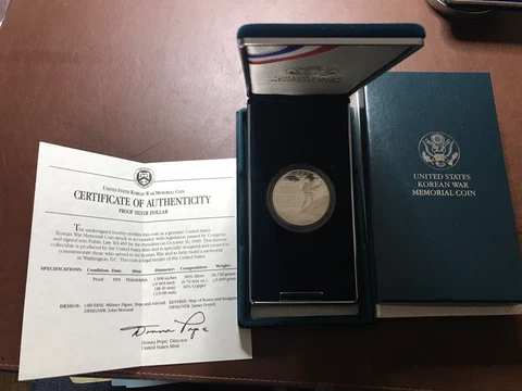 2- US KOREAN WAR MEMORIAL COINS Cover