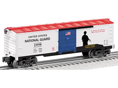 Lionel - 6-29998 - U.S. National Guard Made in USA Boxcar - O Guage -NIB - Image 1 of 2