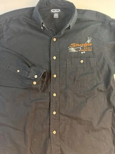 Sturgis Mens Shirt Size M Black Long Sleeves Button Up 2005 Motorcycle Rally - Picture 1 of 12